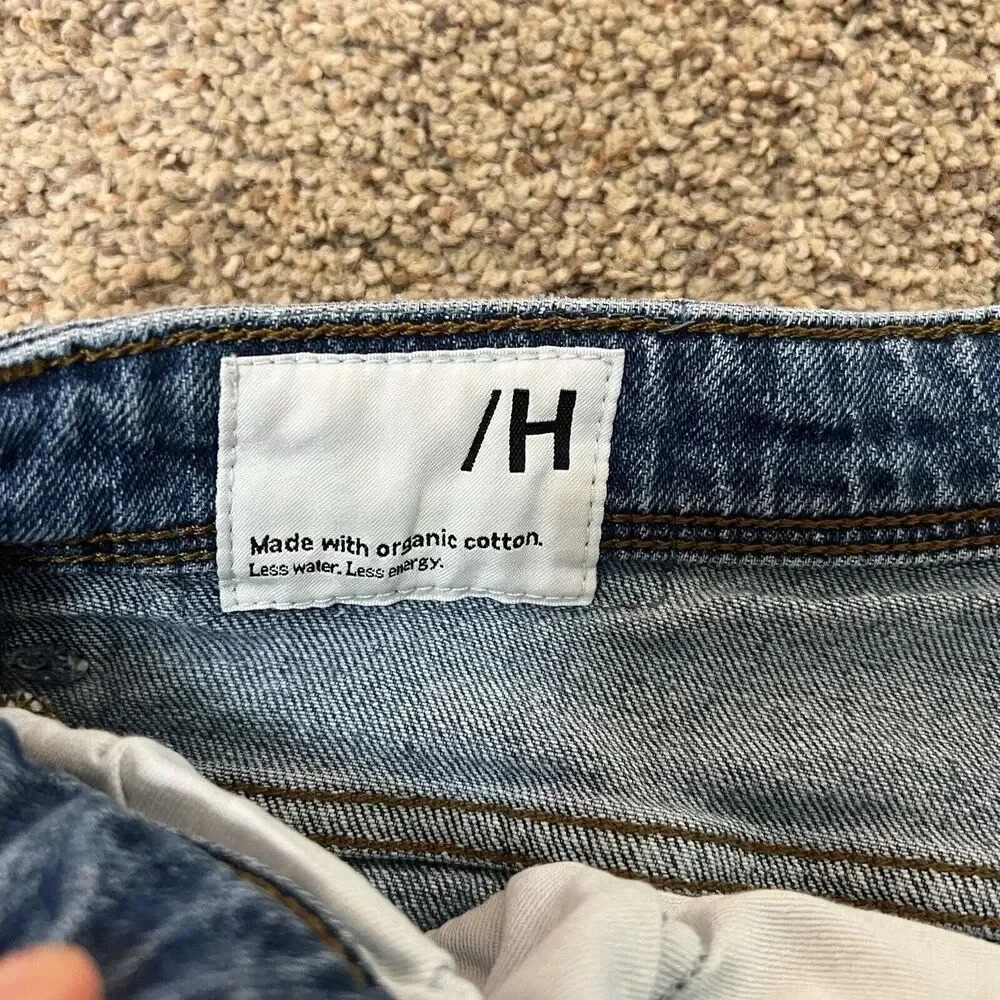 Selected Homme Mens Jeans 36 X 34 Indigo Med Blue Wide Kobe Vintage Wash RIM-AFO - Picture 11 of 16